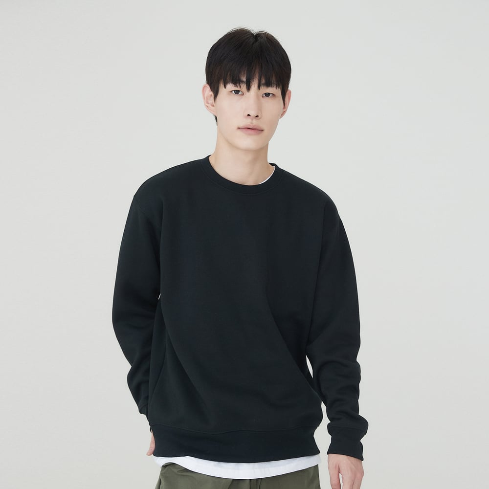 글리머 ​겨울 기능성 맨투맨 (드라이 기모)의1번 이미지 