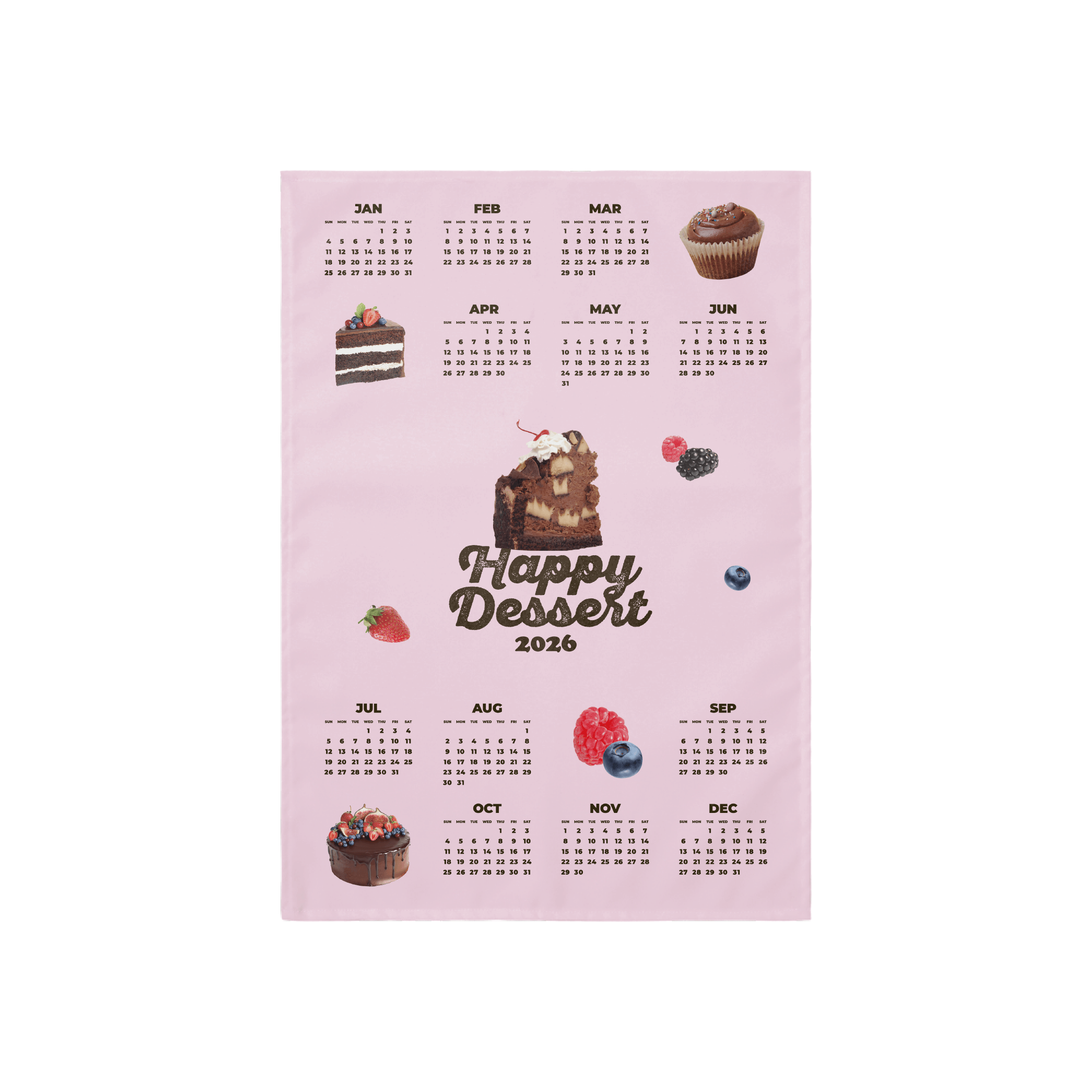 패브릭 캘린더 (45x65) (세로)위에 인쇄된 이미지