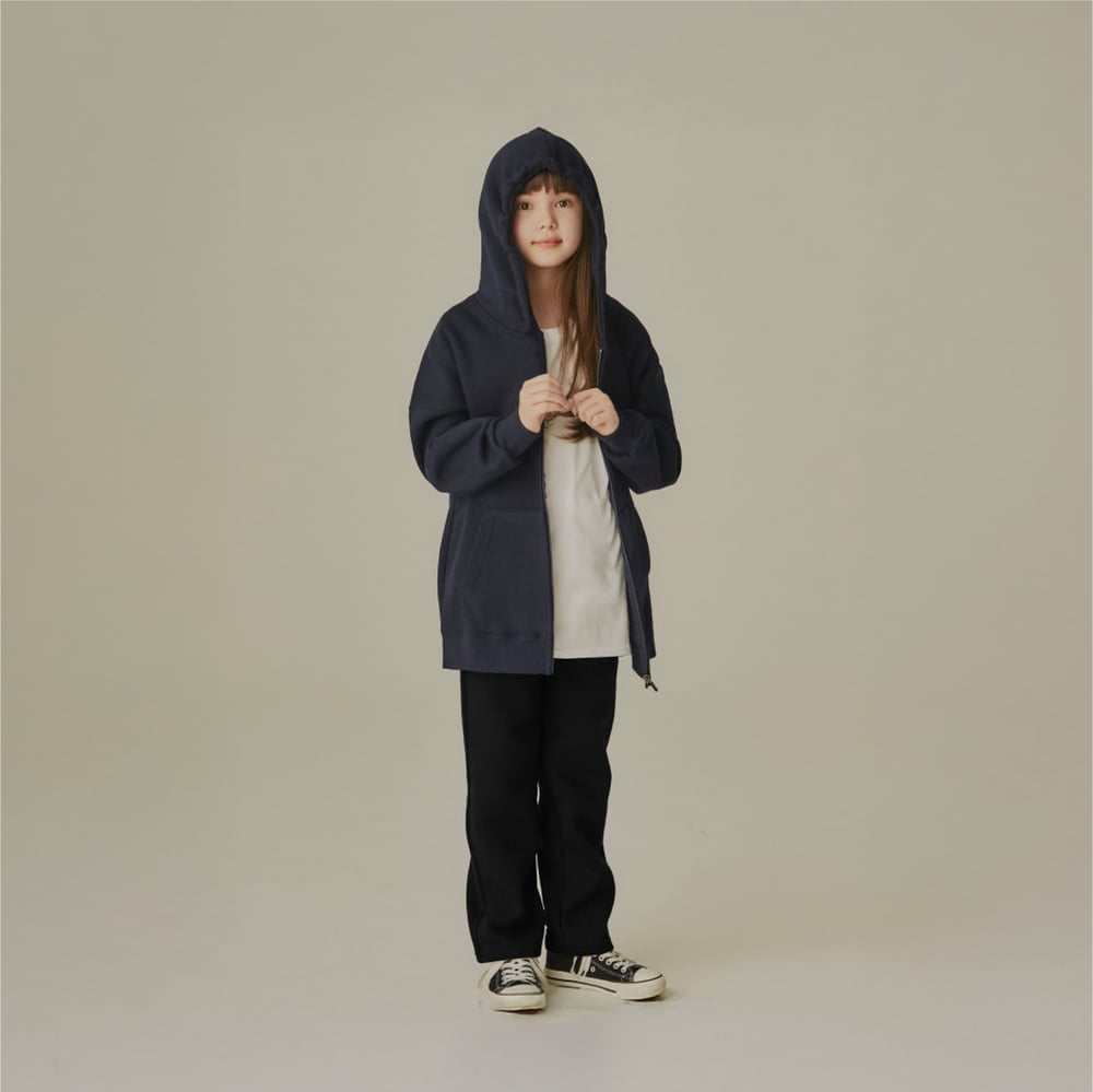 필잇 시그니처 겨울 후드 집업 (기모) (키즈)의5번 이미지 