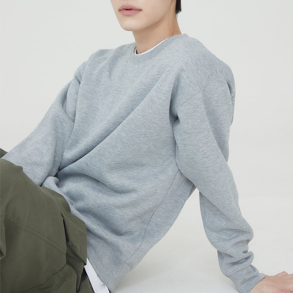 글리머 ​겨울 기능성 맨투맨 (드라이 기모)의12번 이미지 