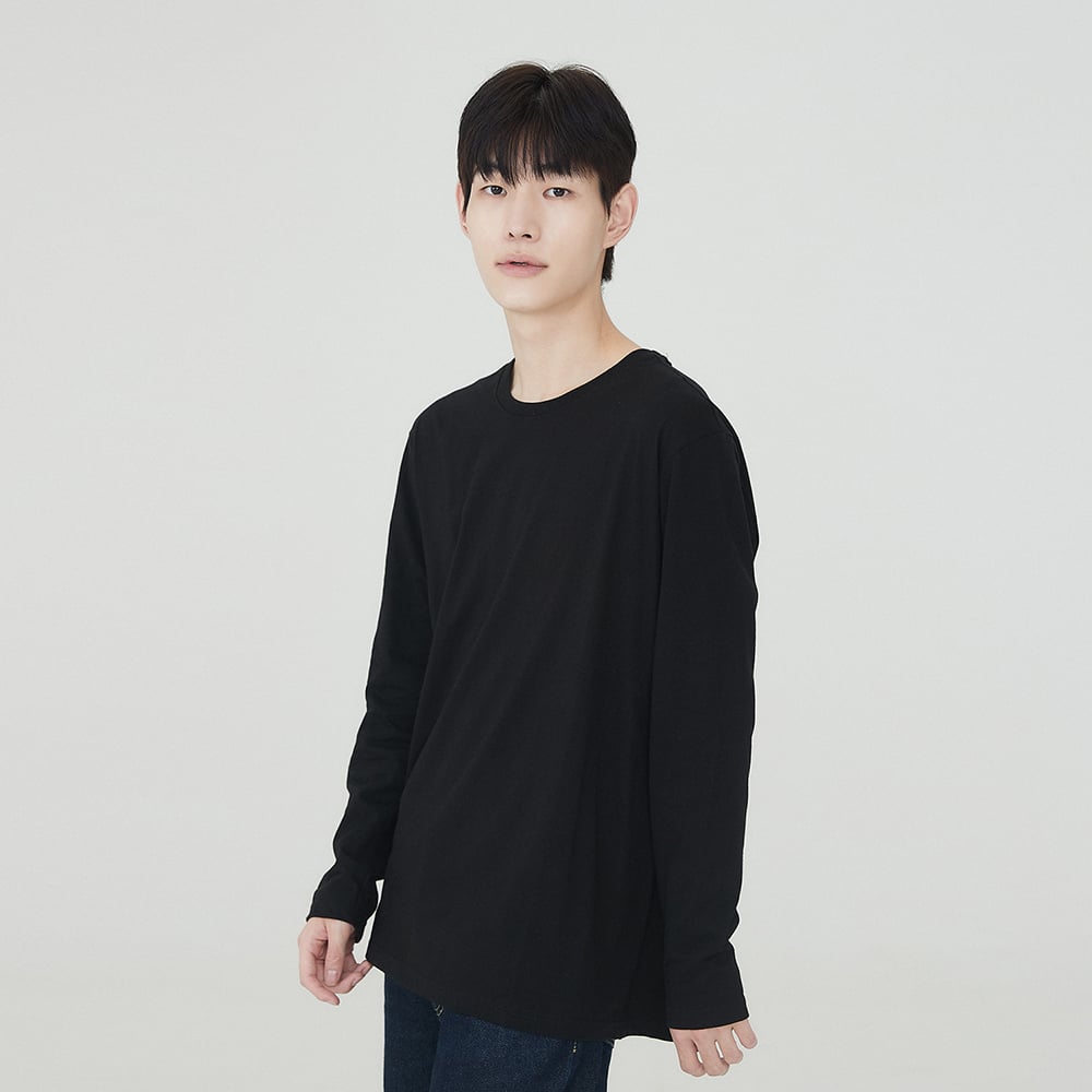 필잇 시그니처 긴팔 티셔츠 (30수)의2번 이미지 