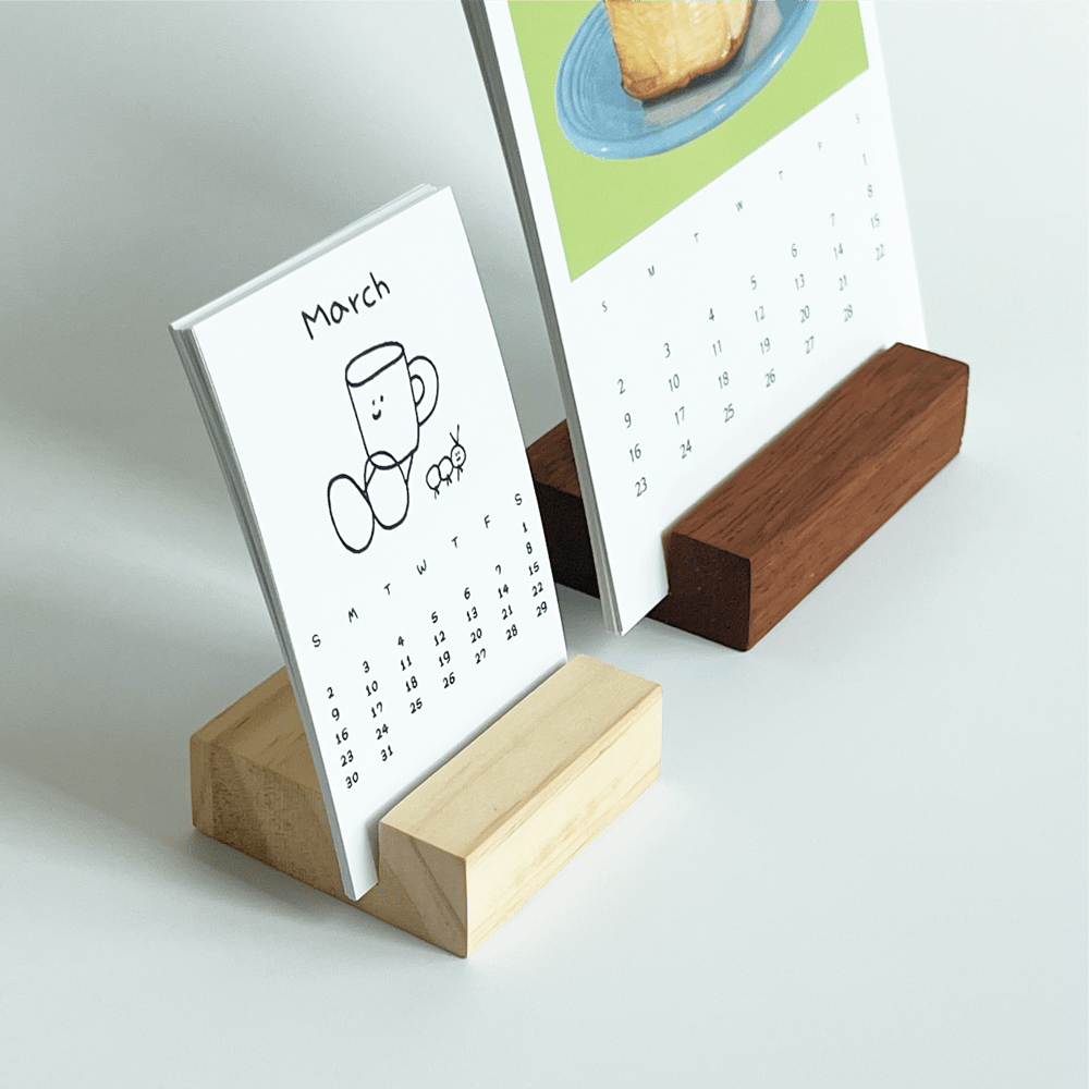우드 스탠드 캘린더 (110x140mm) (13장)의4번 이미지 