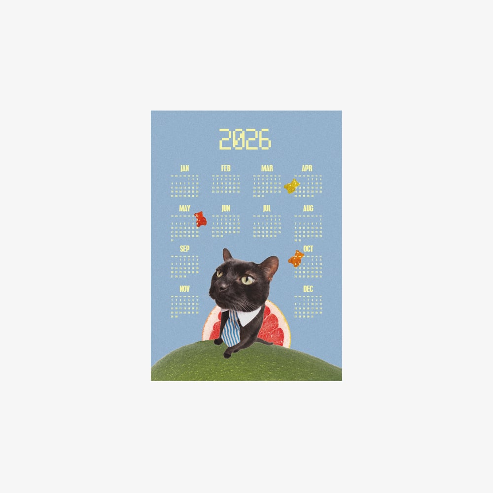 포스터 연간 캘린더 (A3) (1장)의1번 이미지 