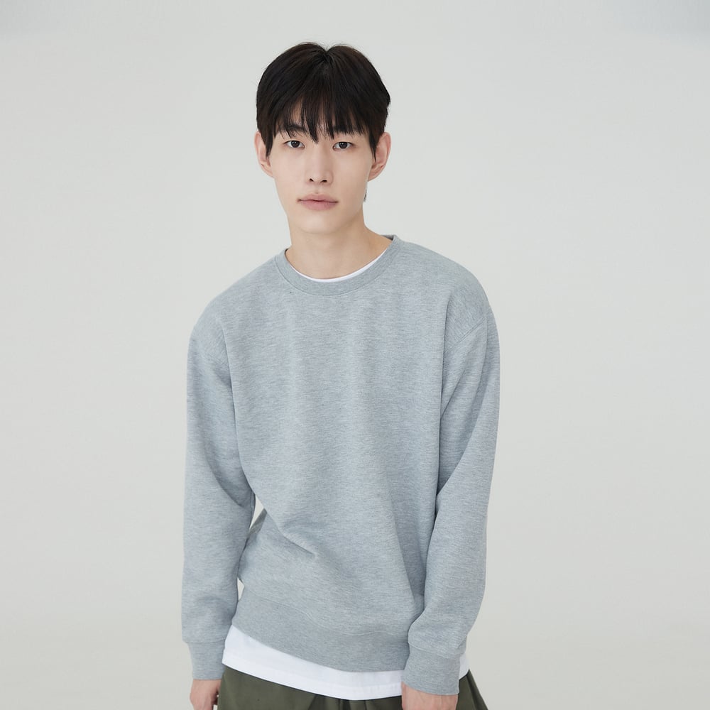 글리머 ​겨울 기능성 맨투맨 (드라이 기모)의6번 이미지 