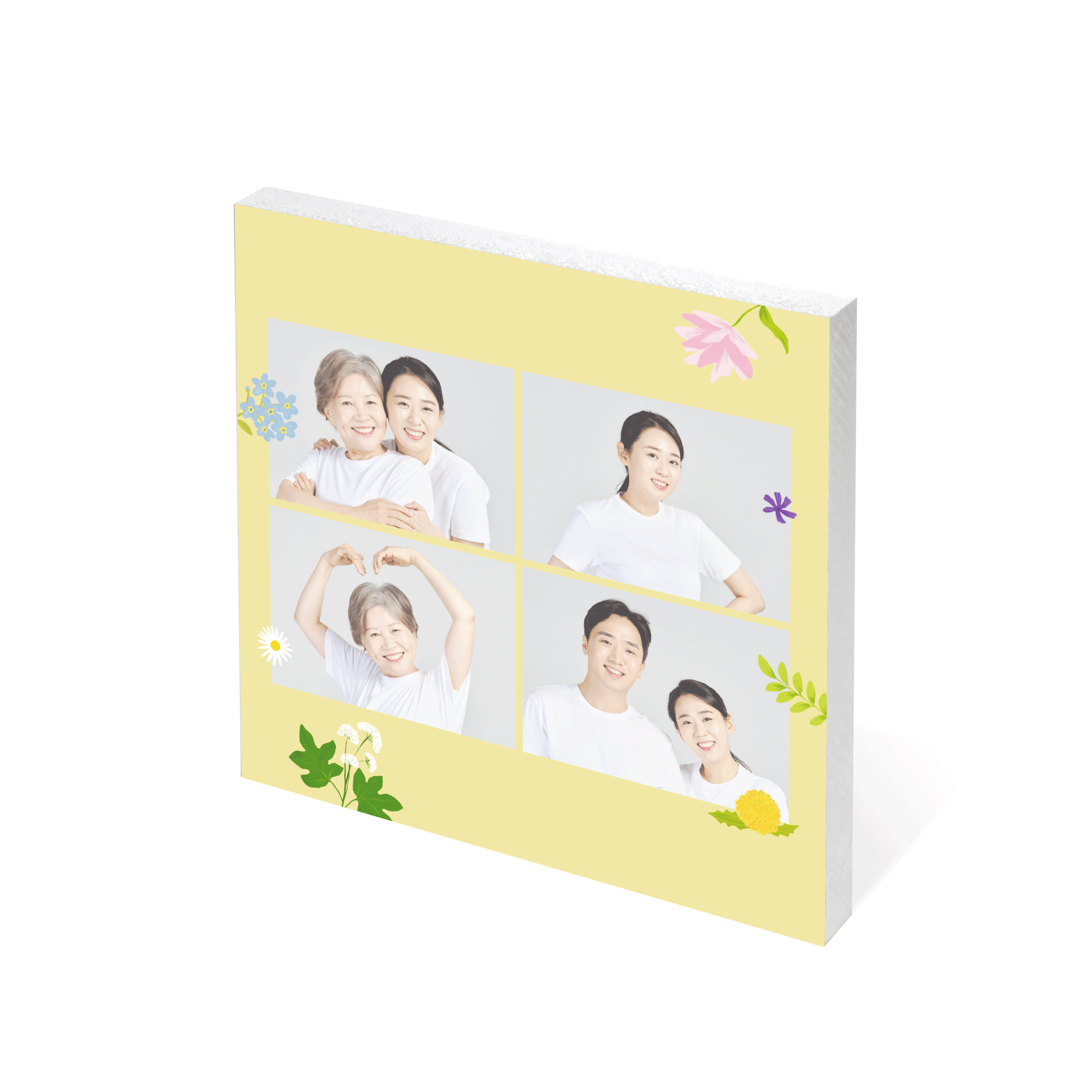 아크릴 포토 블럭 (6x6 inch) (정방형)위에 인쇄된 이미지