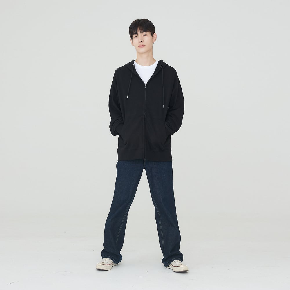 필잇 시그니처 사계절 후드 집업 (쭈리)의3번 이미지 